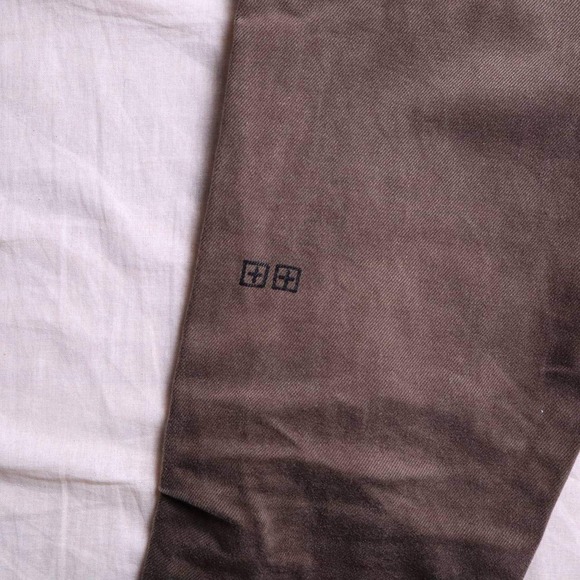 Ksubi Mens Brown Denim Jeans Slim Fit Detailed Stitching Size 32 Rare - Picture 8 of 14